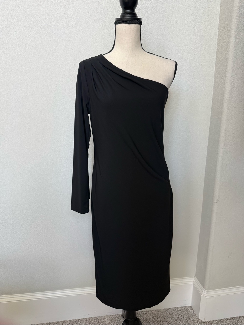 Talbots NEW One-Shoulder Black Women’s Dress